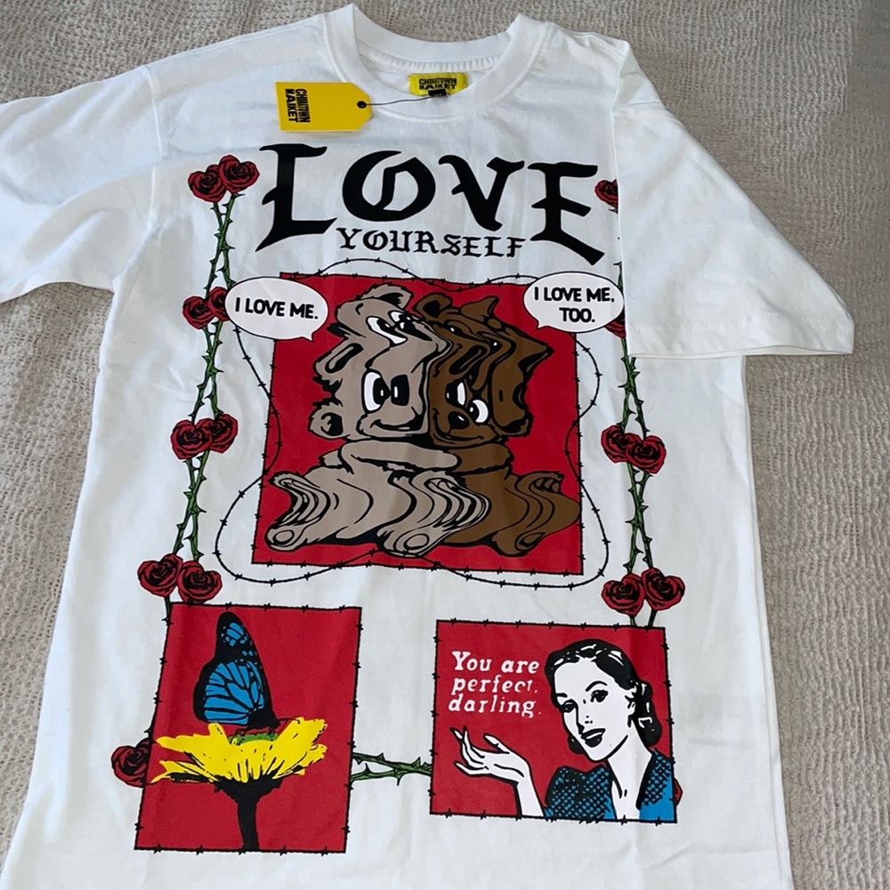 Chinatown Market NWT Love Yourself t shirt. Small